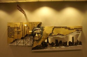 SEAOI sculpture honoring Fazlur R. Khan