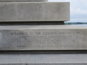 Victory Monument at Yorktown